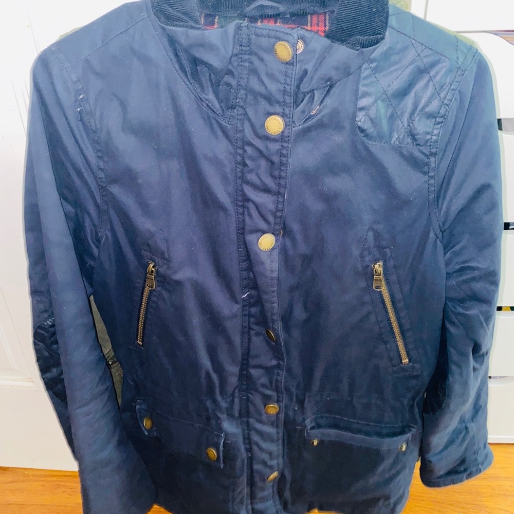 Blue winter coat